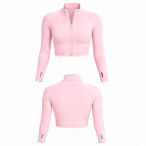 Ensemble de yoga 2 pièces pour femme : Soutien-gorge de sport à col roulé et bretelles non convertibles, Legging taille haute – Écoresponsable, Spandex/Nylon respirant - Product Image 4