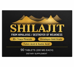 Tabletas de Shilajit del Himalaya de Marca Privada, Ricas en Ácido Fúlvico y Minerales, Tabletas de Shilajit para Reforzar la Inmunidad y la Resistencia - Product Image 1