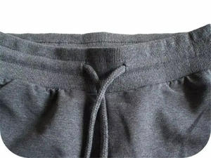 Women's Breathable High Waist Soft Cotton Sweat <b>Shorts</b> with Elastic Waist <b>Belt</b> and Pattern-Casual - Product Image 4