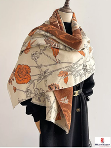 Bufanda Larga Personalizada con Estampado, Tela Suave, Cubrecabeza, Etiqueta Blanca, Marca Privada, Fabricante Textil OEM ODM, Suministro de Moda - Product Image 1