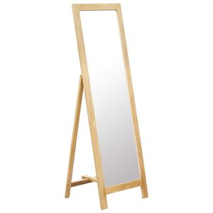 Miroir autoportant en bois de chêne massif 18.8 "x 18.3" x 59" - Product Image 1