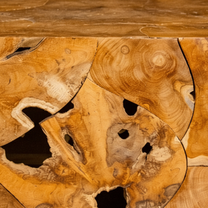 Meubles de salon, table basse artisanale durable, table en bloc de racine de teck rustique, luxe haut de gamme ARTERRA - Product Image 3