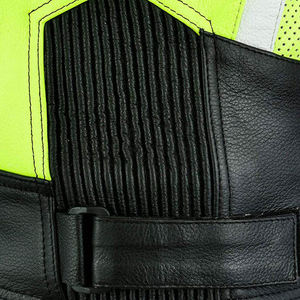 Traje de Motociclismo 2026 de Diseño Personalizado en Color Verde, Blanco y Negro, Estilo Moderno, de Cuero Transpirable, Tallas Grandes - Product Image 5
