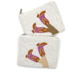 Premium Handmade Beaded Clutch Bag <b>Small</b> Stylish Mini Pouch for Women Fashion at Best Price - Product Image 3