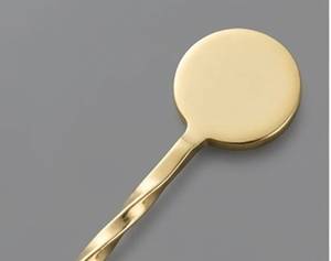 Cuchara Mezcladora de Cócteles de Acero Inoxidable Pulido Dorado Premium, Diseño Minimalista, Herramienta Duradera para Mezclar Cócteles - Product Image 2