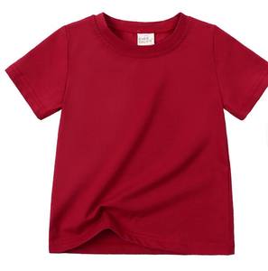 Camisetas de Verano para Niños y Niñas, Cuello Redondo, Tejidas, Manga Corta, 100% Algodón, Personalizadas, al por Mayor - Product Image 6