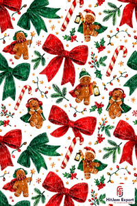 Custom Printed Polyester Sarong Pareo Beach Cover Up Quick Dry Swim Wrap <b>Christmas</b> Holiday Fabric OEM ODM Manufacturer - Product Image 5