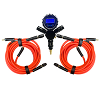 MAISOON Off-Road Digital Tire Inflator Hose High Precision Charge Discharge Pressure Gauge MS-TB01A Model 1-Year Warranty for