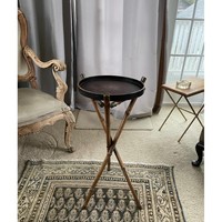 Table d'appoint en bambou artisanale |   Table d'appoint en bois naturel en gros