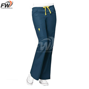 Derniers modèles d'uniformes médicaux pour femmes, ensembles en tissu sergé de coton, couleurs et tailles personnalisables, design respirant - Product Image 3