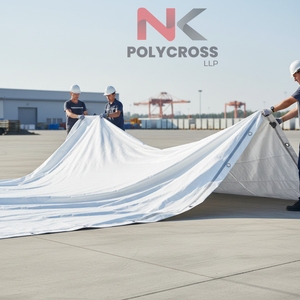 Bâche en tissu flexible multi-usages, imperméable et résistante aux déchirures pour une protection par tous les temps - Product Image 5