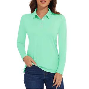 Camiseta de Golf para Mujer, Manga Larga, Estilo Polo, Secado Rápido, Ligera, para Tenis, de Wida Sports - Product Image 6