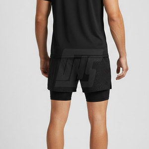 Shorts de sport pour homme, coupe flexible, matière légère, idéal pour la gym, la course à pied et les activités sportives en plein air. - Product Image 4