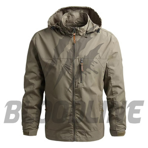 Veste softshell coupe-vent camouflage pour homme, manches longues, vêtements de chasse en plein air, manteau d'hiver - Product Image 3