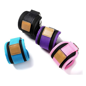 FAWKES SPORTS Sangles de cheville en cuir pour entraînement de gym – Soutien respirant, antidérapant et durable pour les jambes – Qualité supérieure unisexe pour extension des jambes 2026 - Product Image 3