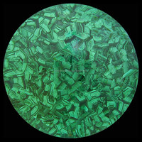 Dessus de table en malachite Table basse en pierres précieuses vertes Meubles en pierre semi-précieuse pour meubles de salon Design minimaliste moderne