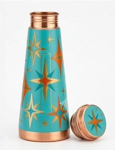 ขวดทองแดงอิหร่าน อาร์ต แพตตัน เมทัล รักษาความสดใหม่ของน้ำ ขวดทองแดง - Product Image 6