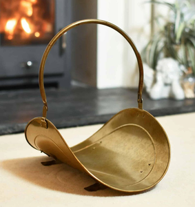 Brass Fireplace <b>Log</b> Holder Hot Selling Premium Quality Heavy Duty Brass Firewood <b>Rack</b> Handmade Fireplace <b>Log</b> Holder - Product Image 6