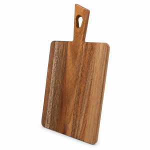 USA Warehouse Stock Wholesale Small Acacia <b>Wood</b> <b>Cutting</b> Board Offset Handle <b>Wood</b> Charcuterie Board <b>Laser</b> Engraving Blanks - Product Image 2