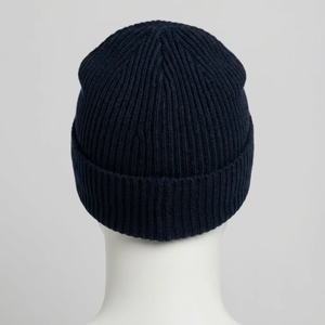 Gorro de Punto Personalizado al por Mayor, 30% Lana, 70% Fibra, con Logotipo Personalizado, Color Negro y Rojo, con un Solo Borde, para Invierno - Product Image 5