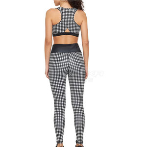 Premium Quality High Quality <b>Women</b> Yoga Set Solid Front Logo Eco-Friendly Breathable 2-Piece Customized Designs - Product Image 4