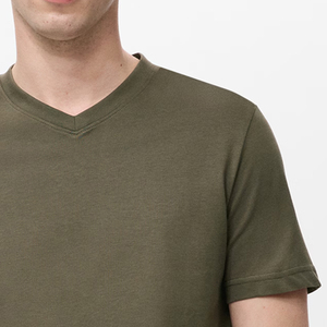 Collection d'été avec col en V / Service OEM, design à manches courtes pour l'été, design extérieur avec logo et tissu doux - Product Image 4