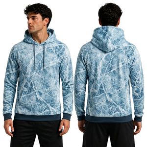 Sudaderas con Capucha Sublimadas con Diseño de Ondas de Mármol Púrpura, Fabricación Personalizada, Forro Polar, Costuras Resistentes, Sudaderas con Estampado para Hombre - Product Image 5