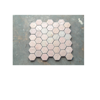 Dalles et carreaux en pierre calcaire rose citron durable et antidérapant pour la conception intérieure et extérieure