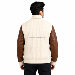 Custom Varsity <b>Jacket</b> Men College Letterman Baseball <b>Jacket</b> Wholesale Bomber <b>Jacket</b> for Men Embroidery Patch OEM Manufacturer - Product Image 2