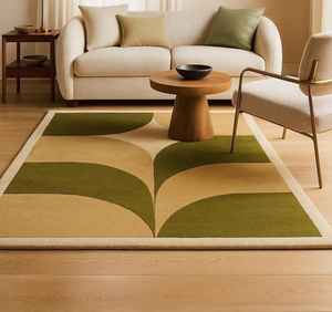 Alfombra de Lana Moderna de Alta Calidad, Hecha a Mano, con Diseño Abstracto, Personalizable, para Sala de Estar - Product Image 5