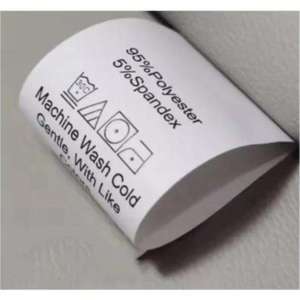 Étiquettes de marque imprimées en polyester imperméable pour l'emballage d'exportation de textiles, serviettes en coton, vêtements de mode et articles vestimentaires - Product Image 4