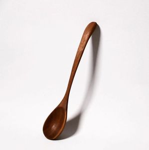 Eco-Friendly Natural Vietnam Wood <b>Spoons</b> Custom Logo Handcrafted Tableware for Home Restaurant - Product Image 3