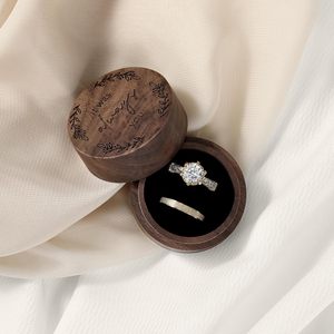 <b>Ring</b> Box, Wooden <b>Ring</b> Box for Wedding Ceremony <b>Ring</b> Bearer Box, <b>Engagement</b> <b>Ring</b> <b>Holder</b> Gift for Anniversaries day, Birthday Gift - Product Image 4