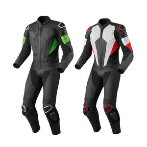 ชุดมอเตอร์ไซค์สำหรับแข่งรถแบบสั่งทำพิเศษ ผลิตในปากีสถาน หนังแท้ กันน้ำ กันลม บริการ OEM - Product Image 6