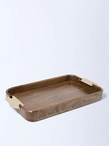 Bandeja de Servir Rectangular Clásica Ecológica de Madera de Mango para el Regreso a Clases - Product Image 3