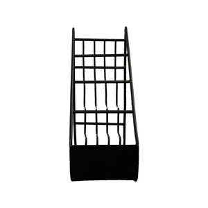 3 Tier Standing Type Modern Wire Black Iron Metal Countertop Non-folding Wine Water Bottle <b>Storage</b> <b>Rack</b> Handmade <b>Kitchen</b> Bar - Product Image 3