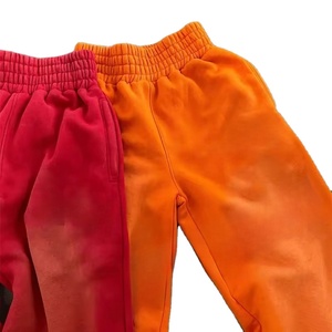 2024 personalizar logotipo y estilo Jogger pantalones holgados de pierna ancha Jogger para hombre pantalones de chándal de gran tamaño pantalones de chándal acampanados pantalones de hombre lavados - Product Image 3