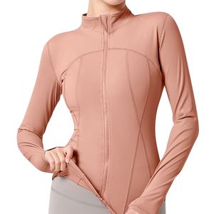 Chaqueta Deportiva Gris Carbón para Mujer, de Alta Elasticidad, Cierre Completo, Corte Ajustado, Manga Larga, para Yoga, Gimnasio y Deportes - Product Image 5