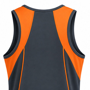 <b>Mens</b> Plus Size Stringer <b>Singlet</b> OEM Muscle Tank Top Lightweight Breathable Gym Fitness Workout Activewear with Embroidery - Product Image 6