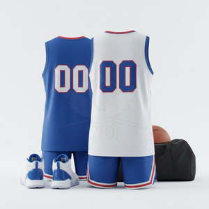 Uniforme de Baloncesto Personalizado al por Mayor, 100% Poliéster, Alta Calidad, Suave y Transpirable, Servicio OEM, Colores Resistentes a la Decoloración - Product Image 2