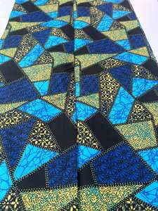 Tissu Coton Ankara Véritable Wax Africain de 6 Yards, Motifs Traditionnels Type Pagne pour la Mode et le Marché du Botswana - Product Image 6