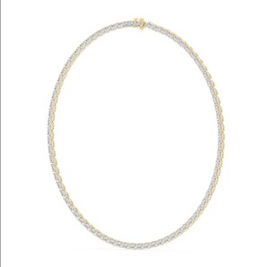 Deslumbrante Collar con Diamantes Creados en Laboratorio de Corte Marquise de 22.93 CTW, Oro Rosa de 9K - Product Image 6