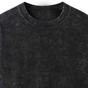 Camiseta de Hombre con Lavado Ácido, 100% Algodón, Estilo Vintage, Logotipo Personalizado - Product Image 6