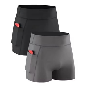 Bulk Nylon Spandex Plus Size Shapewear Sports <b>Shorts</b> <b>Men</b> Running Training Fitness 3/4 Pants Gym <b>Compression</b> <b>Shorts</b> - Product Image 2