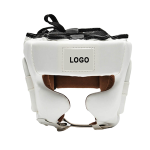 Protector de Cabeza de Cuero Genuino de Alta Calidad, Más Vendido, para Niños y Adultos, Entrenamiento de MMA, Kickboxing, Muay Thai, Karate, Taekwondo, Boxeo - Product Image 1