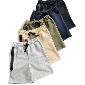 Shorts Bermuda en Coton French Terry pour Hommes – Confortables, Décontractés, Idéaux pour la Gym, Taille Mi-Haute avec Cordon de Serrage, Séchage Rapide, Personnalisables – Vente en Gros - Product Image 1
