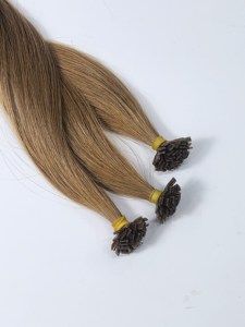 Extensiones de Cabello Humano con Punta Plana, Remy, Doble Trama, Aptas para Permanente, Todos los Colores, Rubio Claro, Fijación por Fusión - Product Image 5