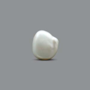 Loose Natural Baroque Keshi Pearl 6.05 Carat AA Grade White Seawater Gemstone for Fine Jewelry - Product Image 1