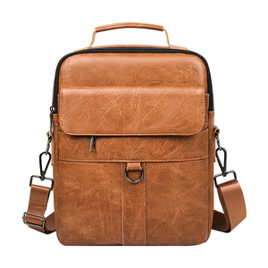 Bolsos de cuero 100% originales, bolso de hombro tipo bandolera, gran capacidad, impermeable, bolso de viaje de negocios, bolso de hombro de cuero para mujer - Product Image 1