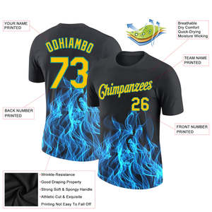 Camiseta de Béisbol Personalizada con Sublimación, Uniforme de Equipo OEM, Ropa Deportiva Transpirable de Secado Rápido, Diseño Personalizado al por Mayor - Product Image 3